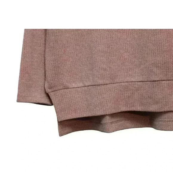 Clara Sun Woo Sweater Size Medium Dusty Pink V-Neck Oversized Boxy Lagenlook - Picture 3 of 11